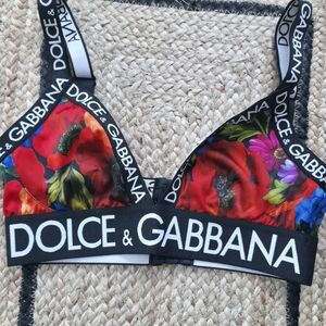 Dolce & Gabbana Floral Bikini Top